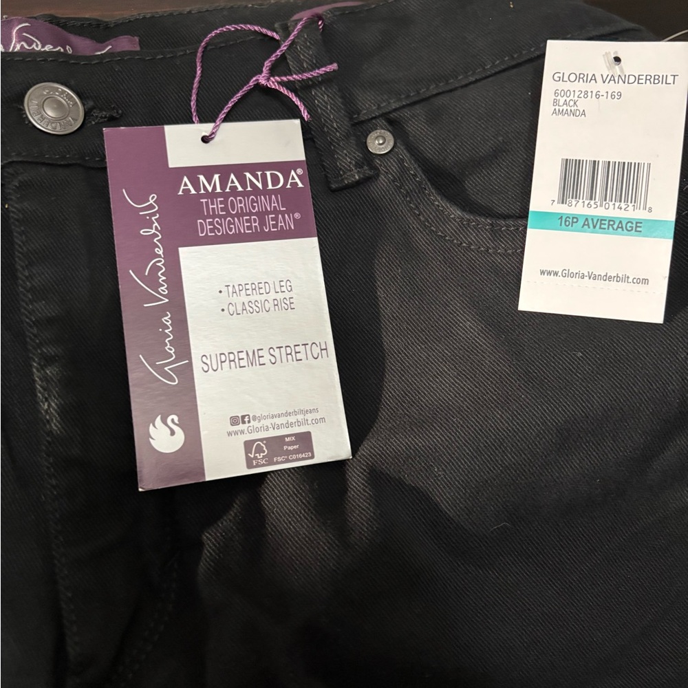 Gloria Vanderbilt Women's Dark Jeans